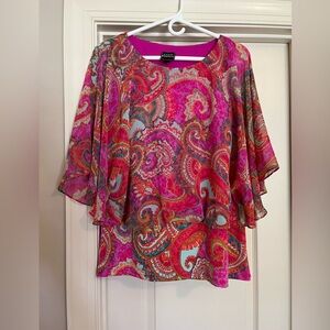 Coco Bianco Women’s Flutter Sleeve Blouse